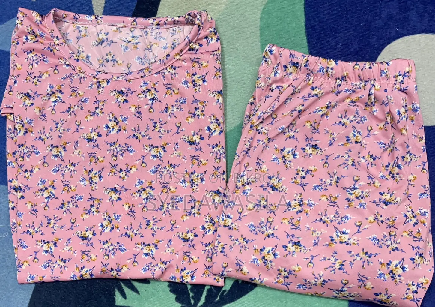 Ladies T-Shirt and Plazo 2 Piece Set