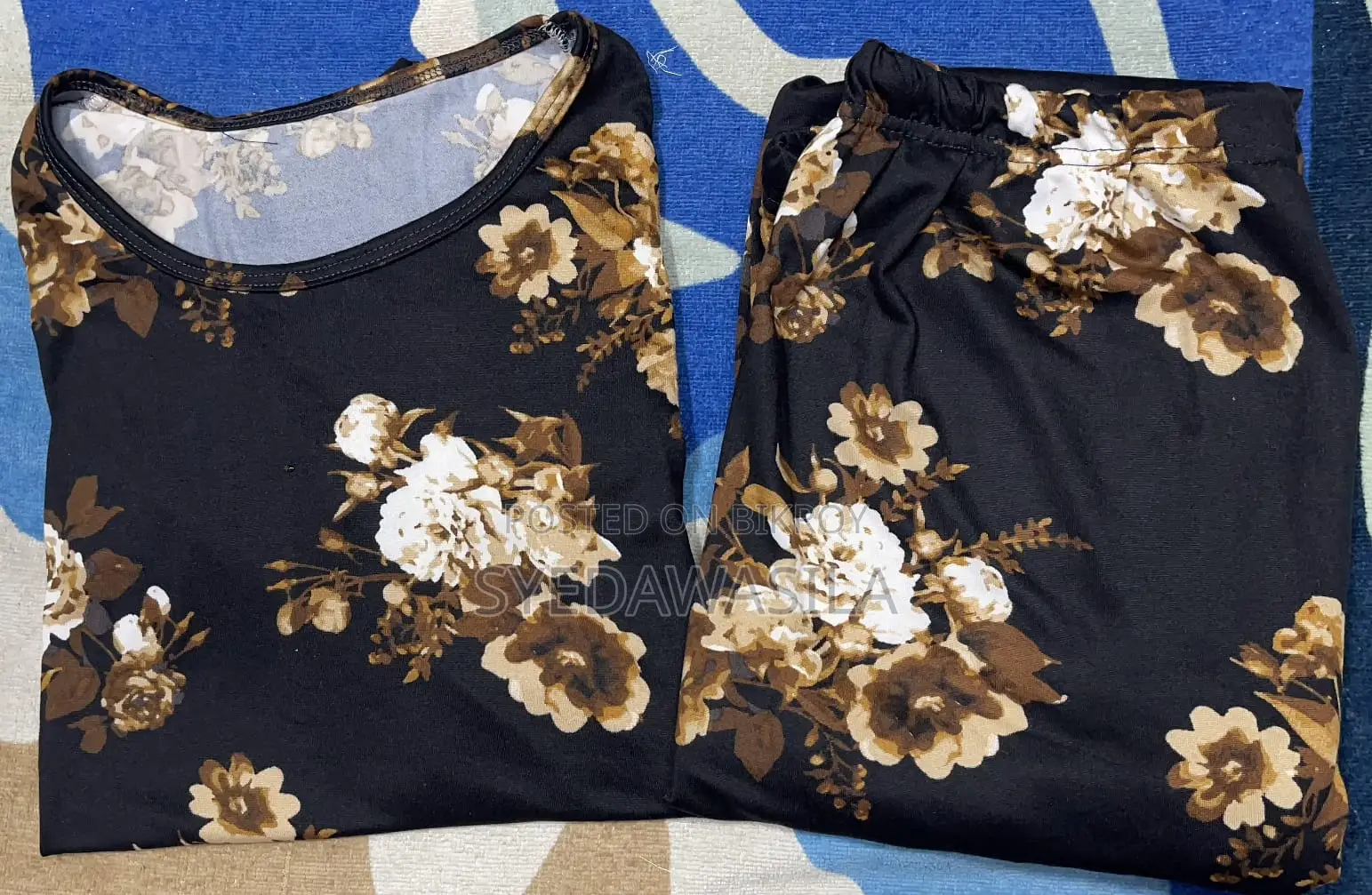 Ladies T-Shirt and Plazo 2 Piece Set
