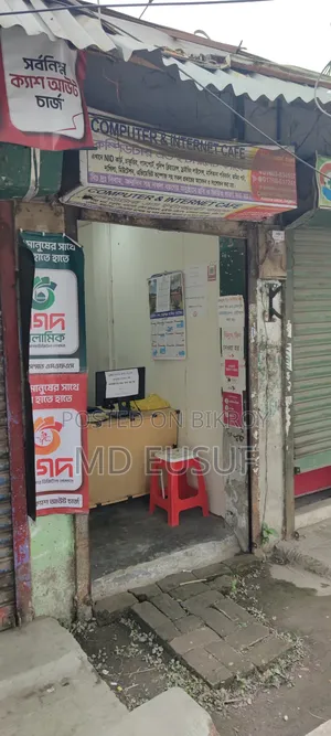 Shop space for rent.