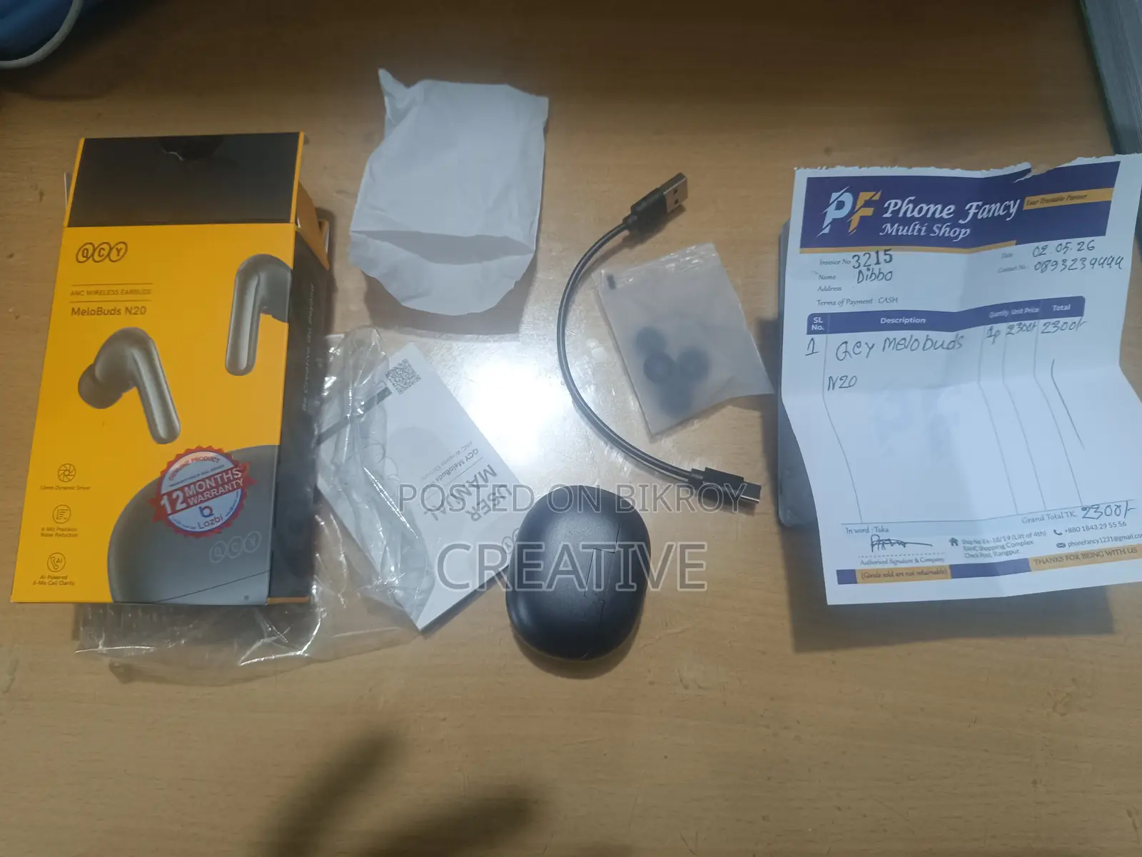 Qcy Melobuds N20 Anc Almost New