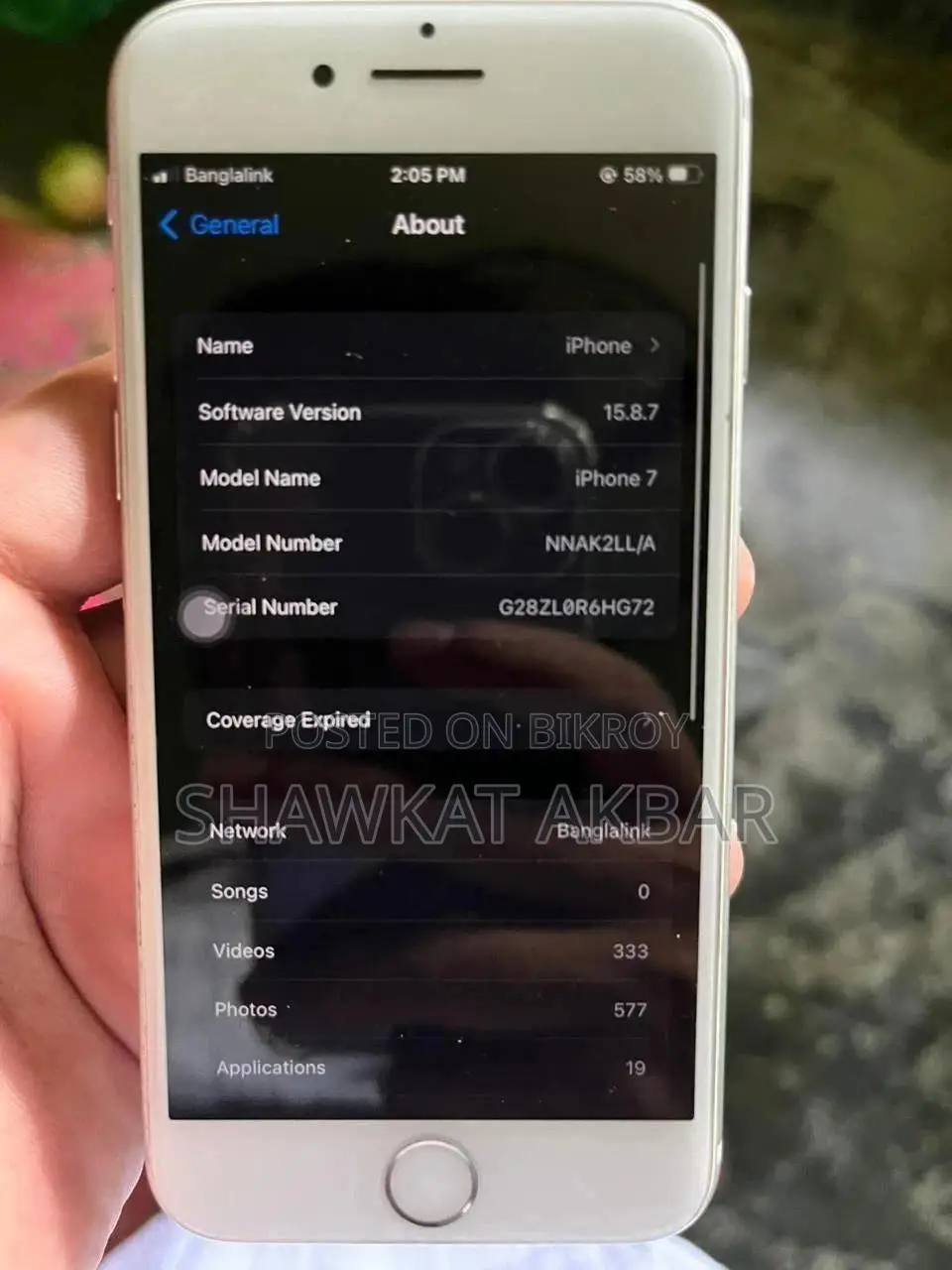 Apple iPhone 7 128 GB Silver