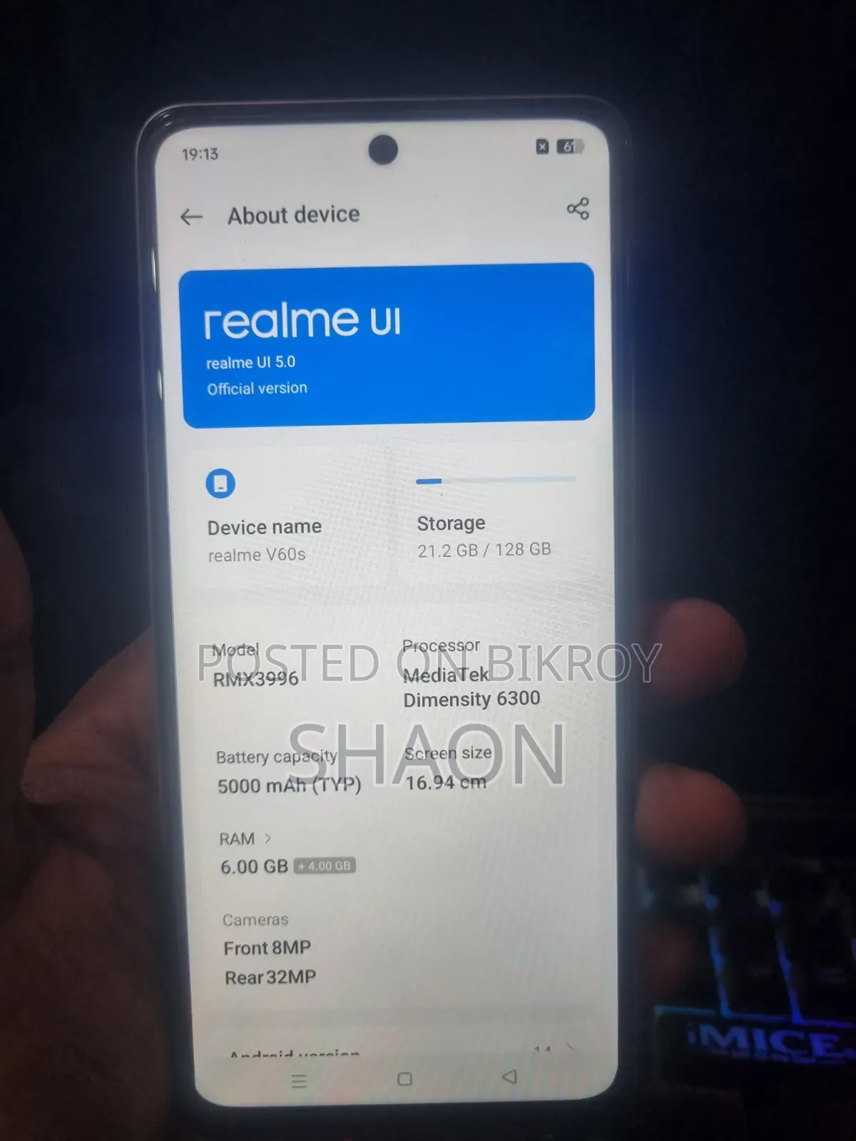 Realme V60s 128 GB