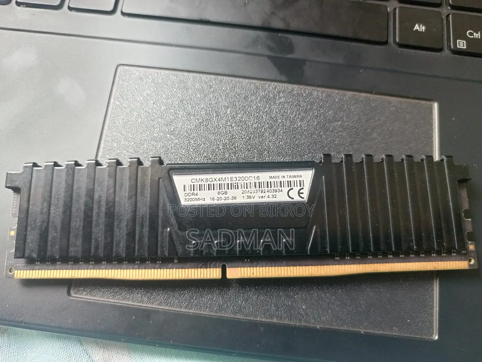 DDR4 Corsair Vengeance LPX 8GB 3200MHz Desktop RAM
