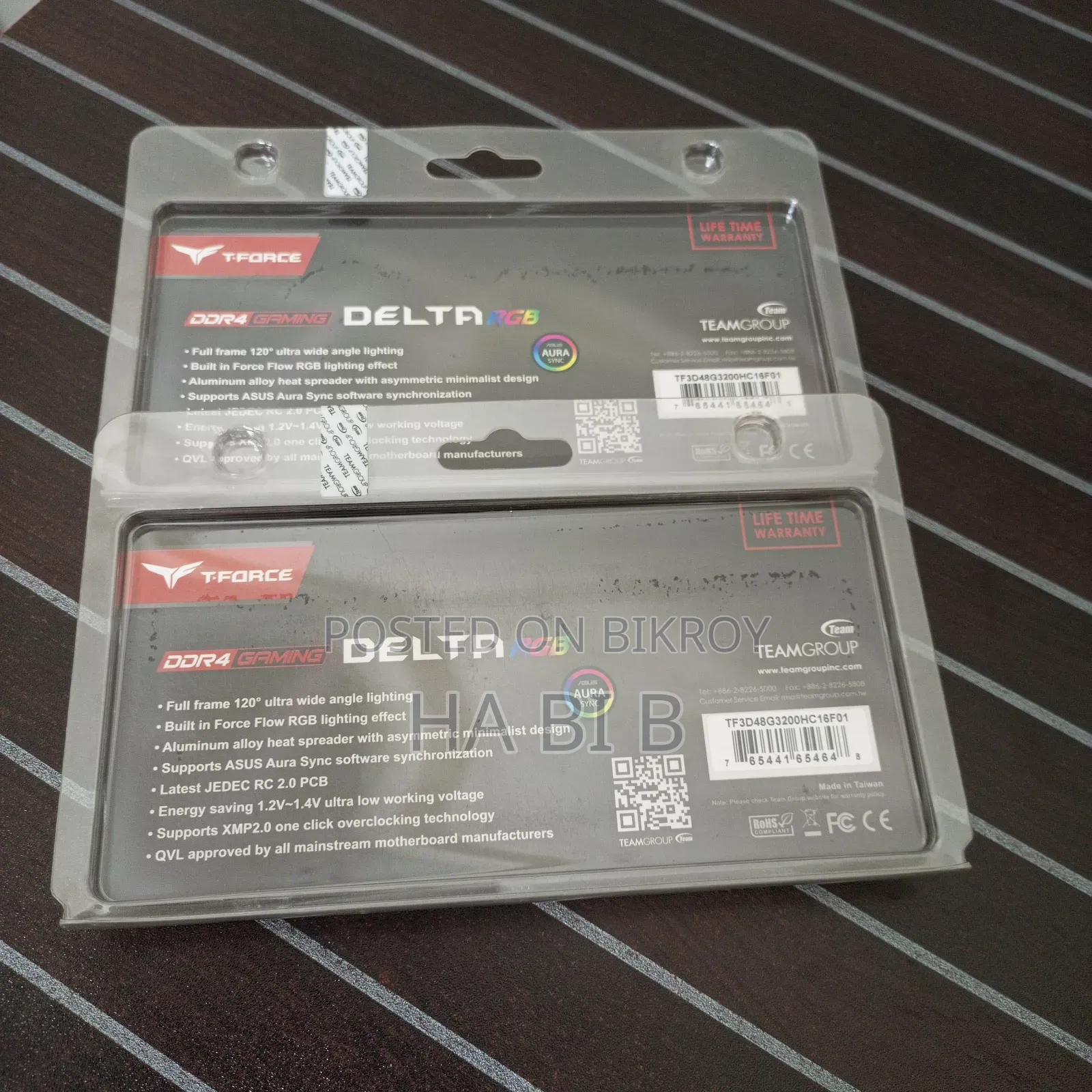 Team Delta T-Force RGB 8*8=16gb 3200mhz Ddr4 Cl16 Desktop Ram