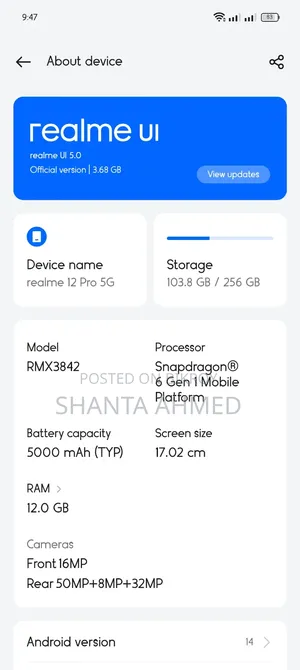 Realme 12 Pro 256 GB Blue