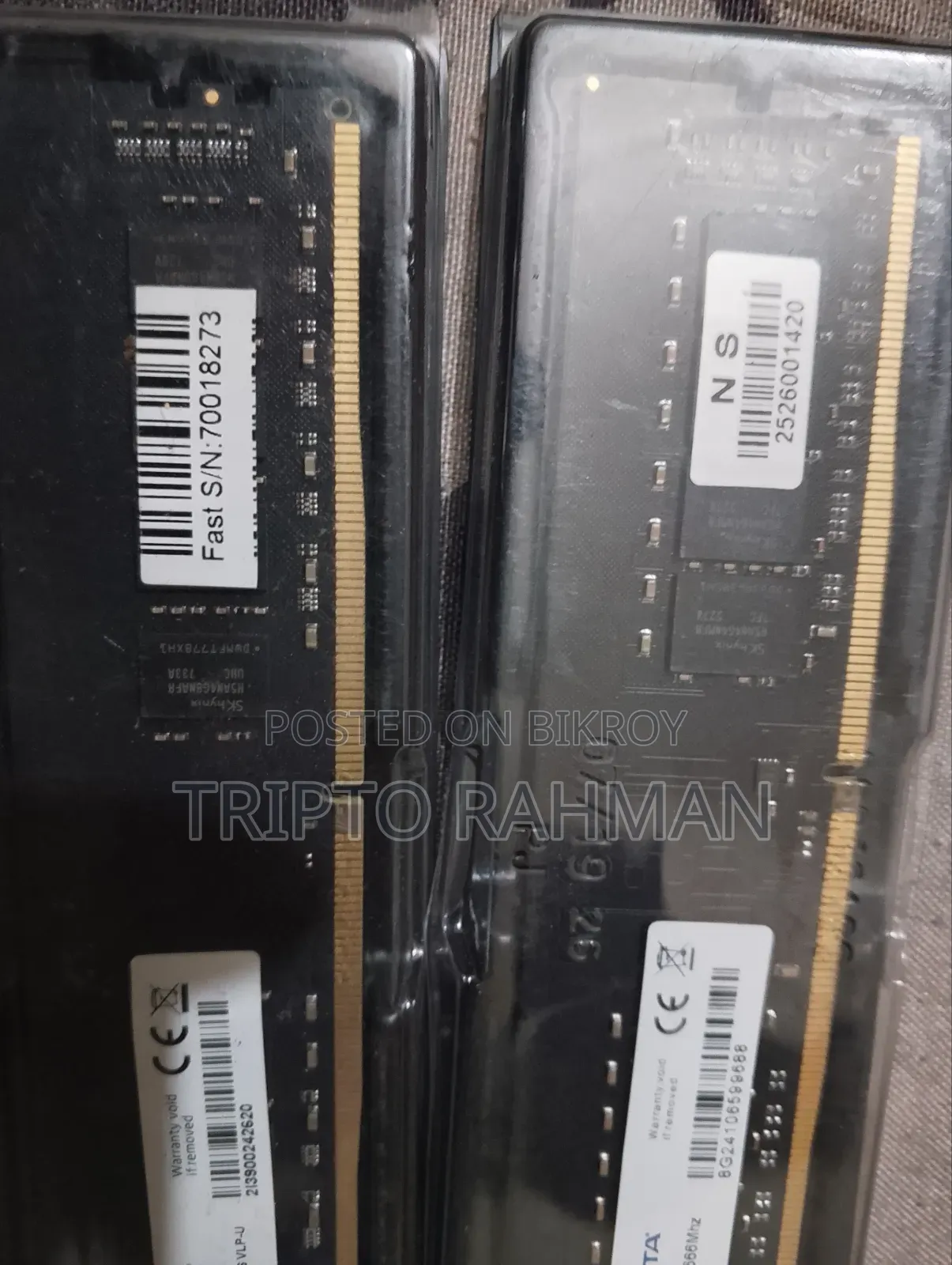 Adata Ddr4 8 Gb 2666 Mhz Desktop Ram