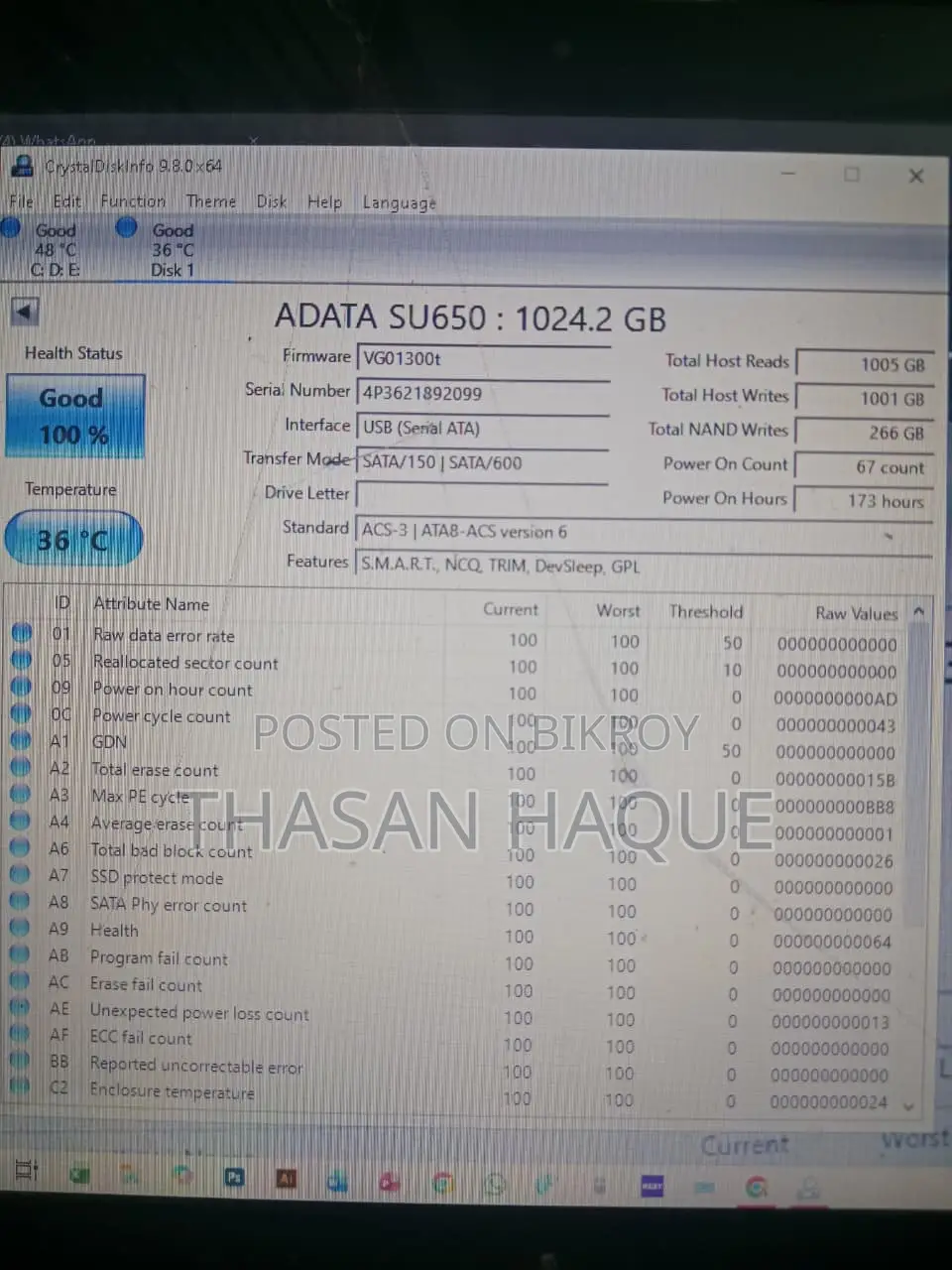 Adata 1tb Ssd