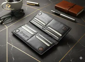 100% Original Leather Long Wallet