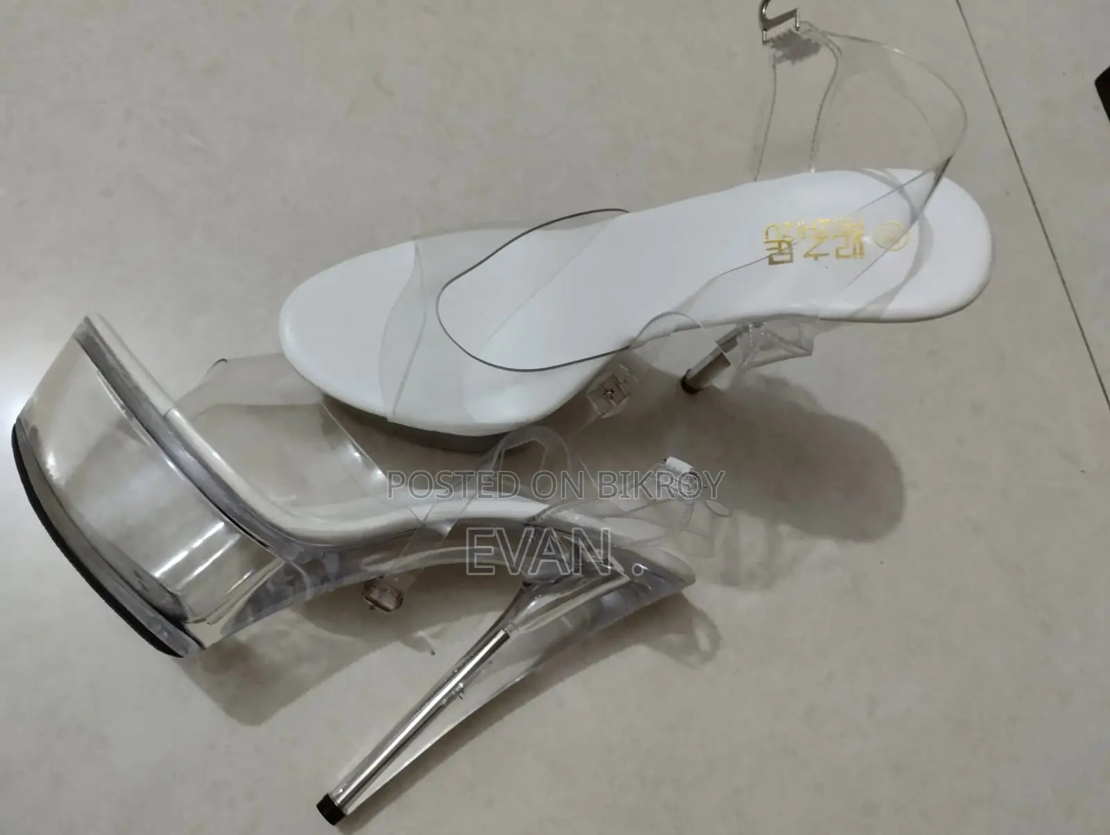 Clear Womens High Heels , Bought From China