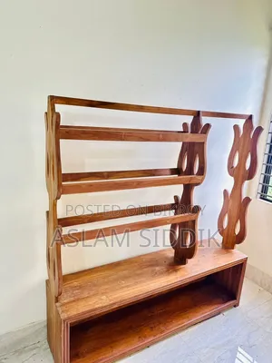 Teak Wood Clothes Rack, Brand New Condition