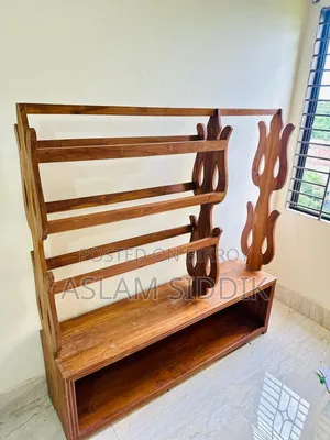 Teak Wood Clothes Rack, Brand New Condition