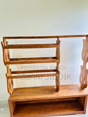 Teak Wood Clothes Rack, Brand New Condition
