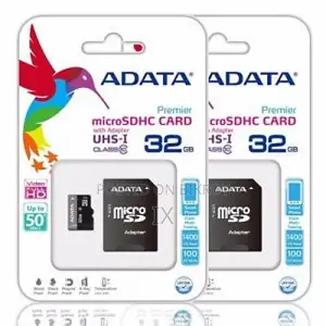 Adata 32gb Micro Sd Class-10 (Sdhc-Uhs-I) Memory Card With Adapter