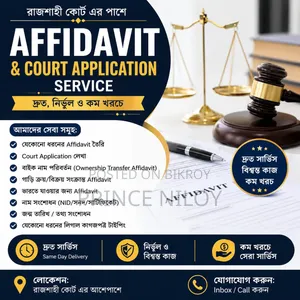 Rajshahi Court Affidavit Application Service – Fast and Affordable