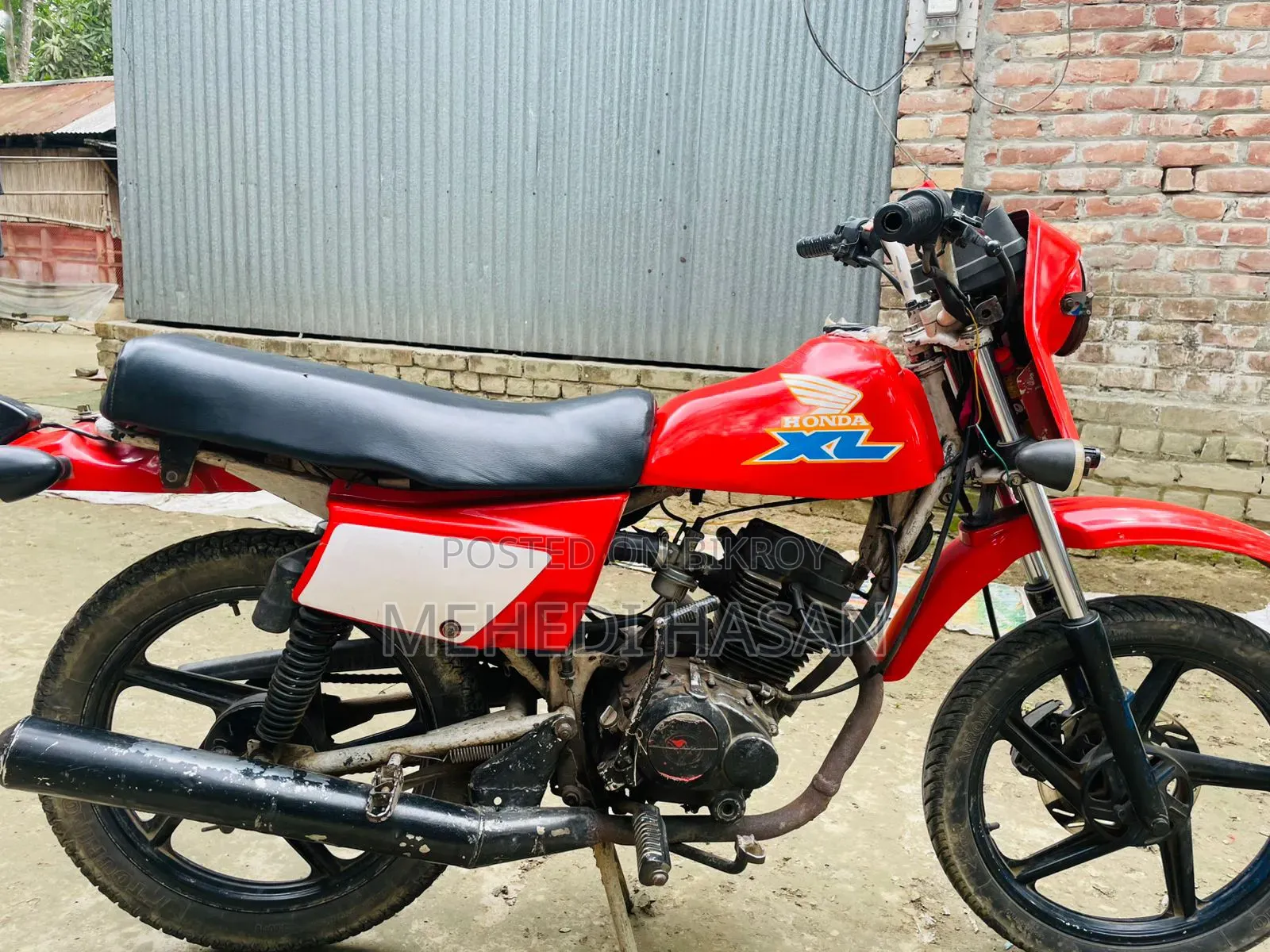 Honda XL 125 1981 Red
