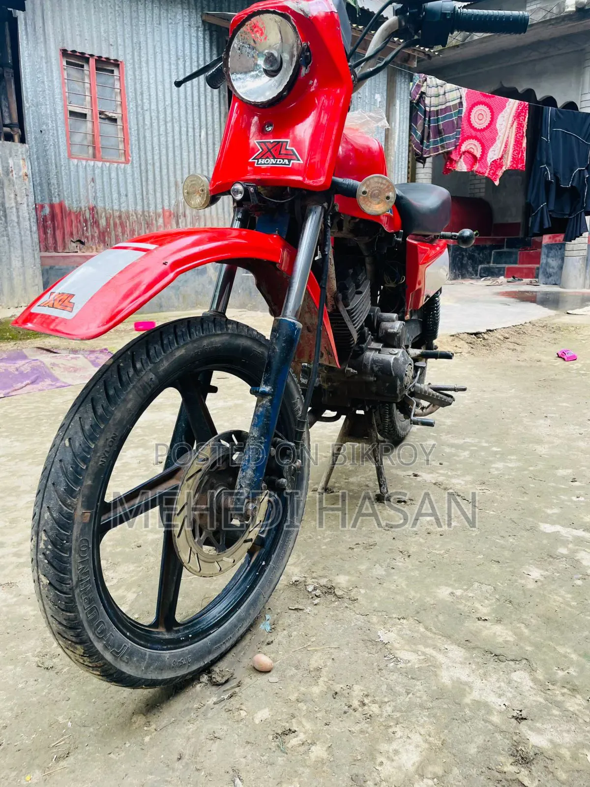 Honda XL 125 1981 Red