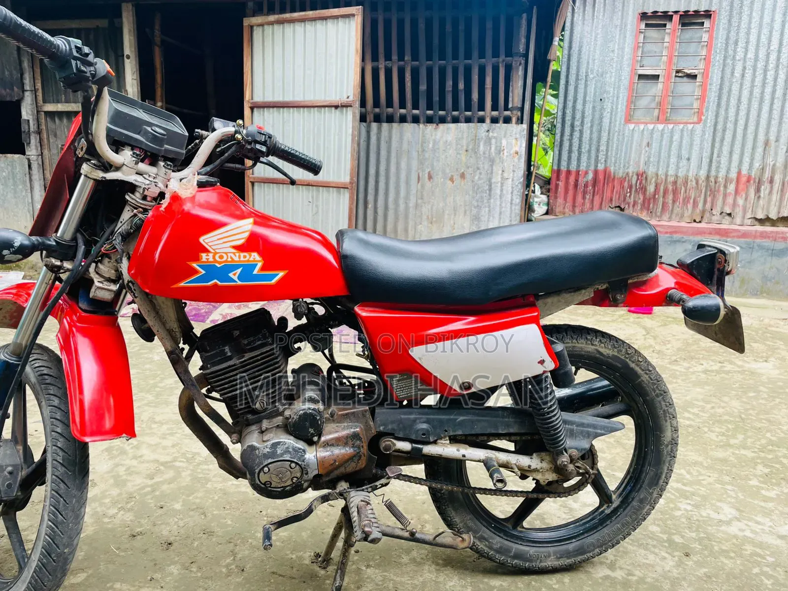 Honda XL 125 1981 Red