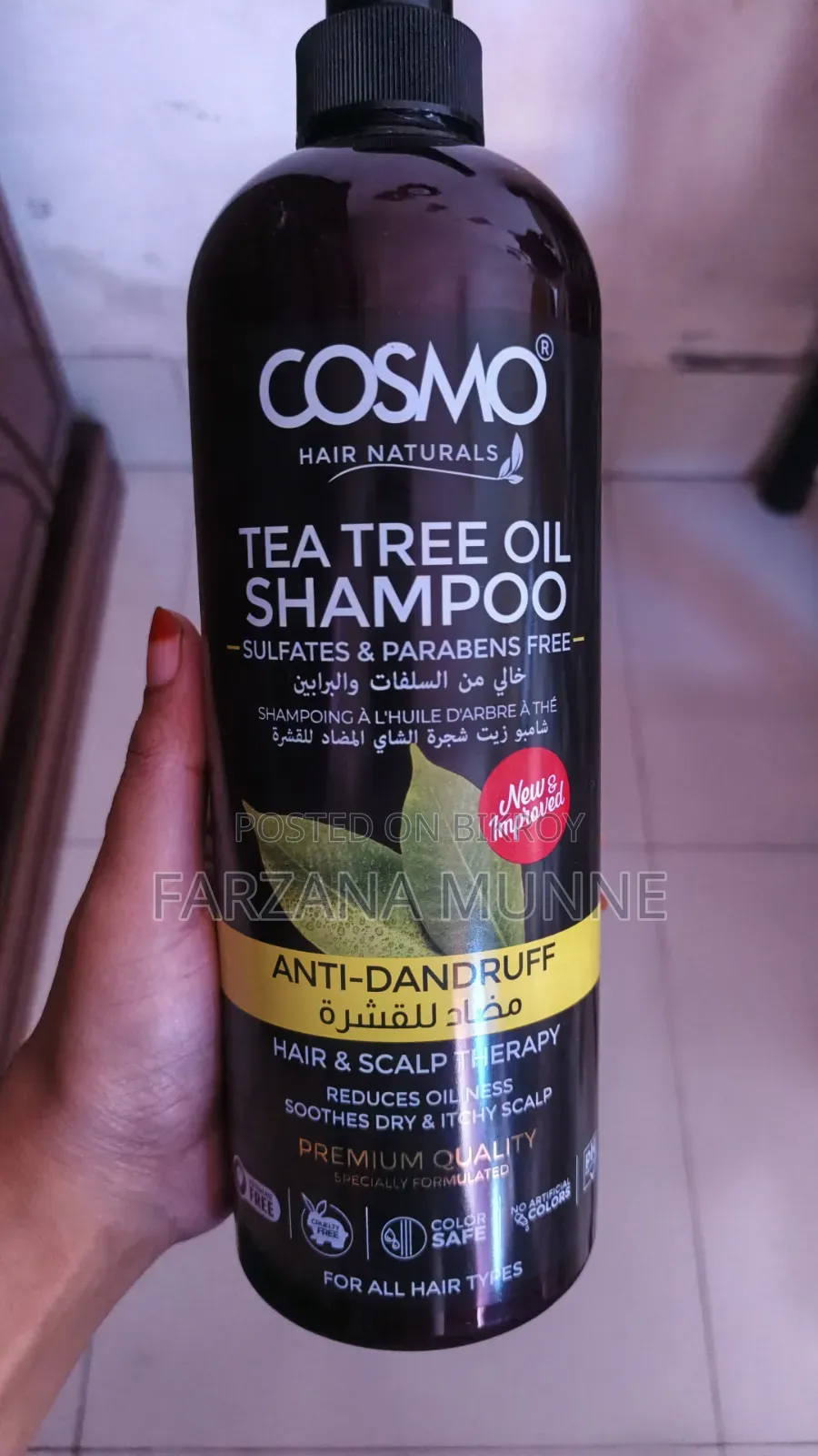 Cosmo Hair Naturals Tea Tree Oil Shampoo