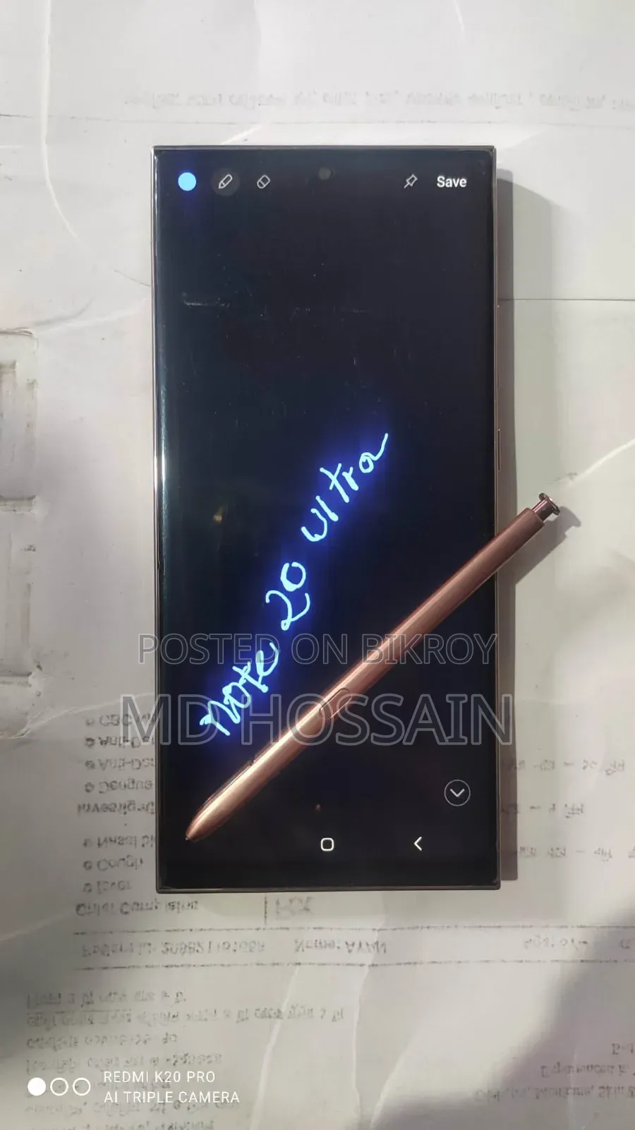 Samsung Galaxy Note 20 Ultra 5G 256 GB Rose Gold