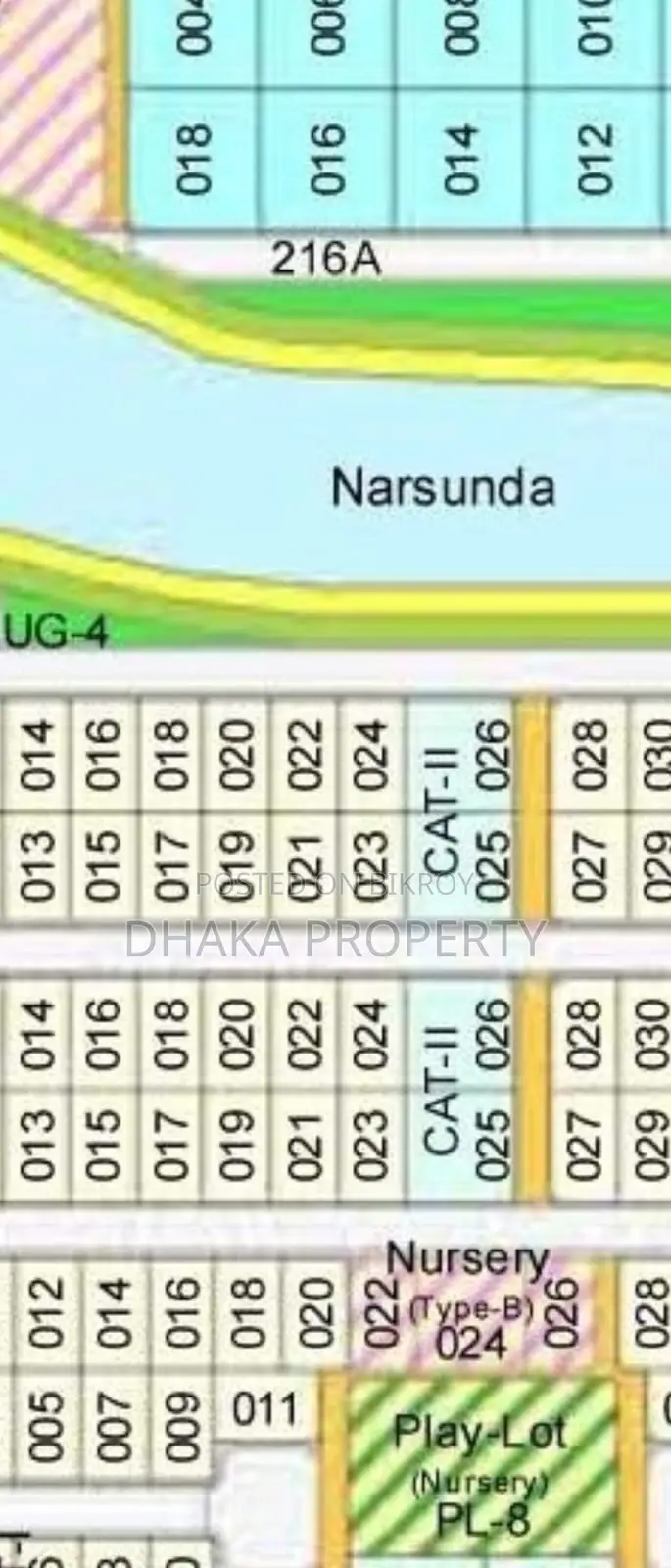Lake View 3 Katha Plot Sale Sector -9