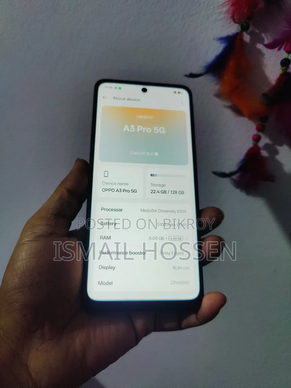 Oppo A3 Pro 5G 128 GB Black