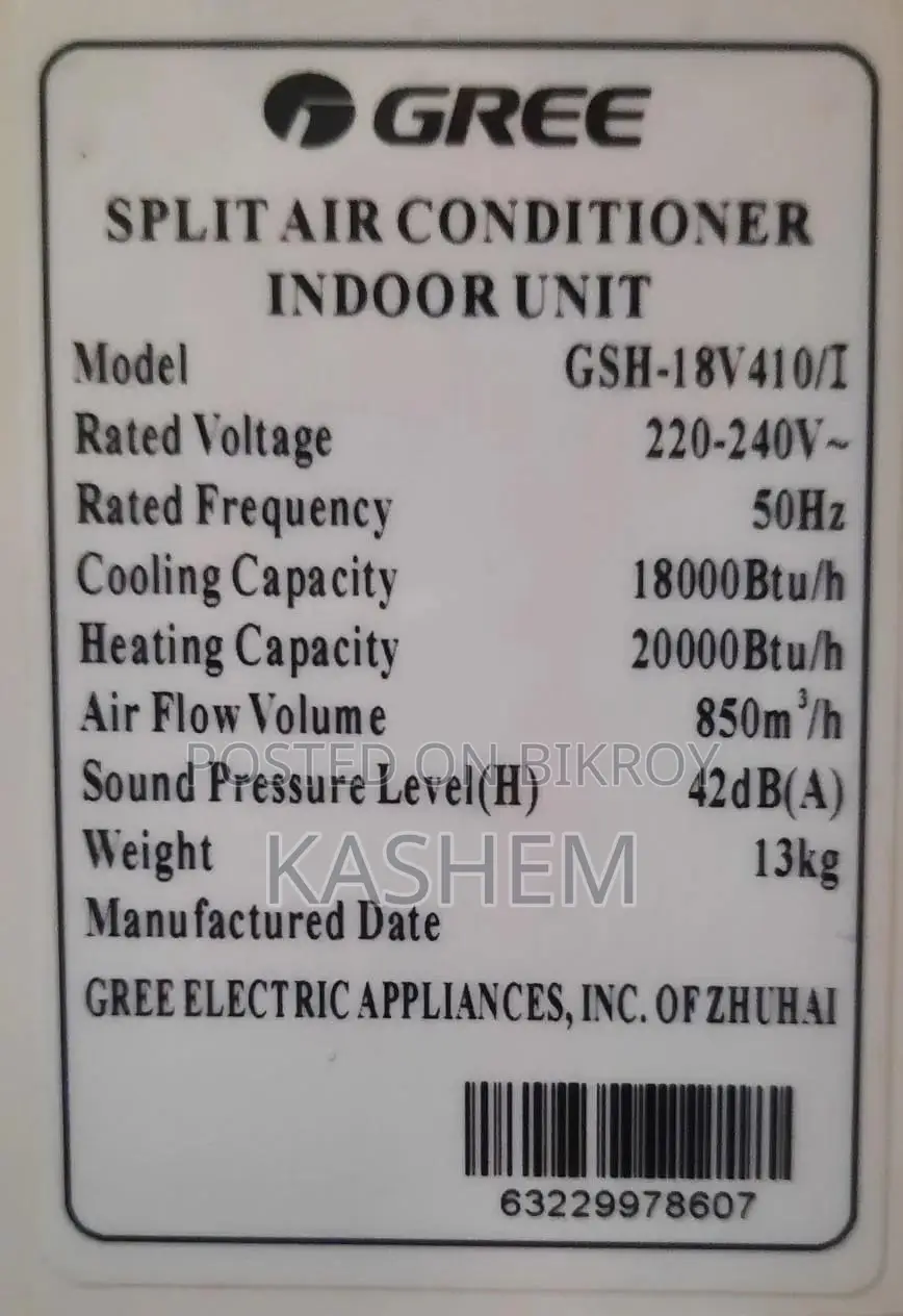 Gree 1.5 Ton Inverter Ac (Hot Cool) – Excellent Condition