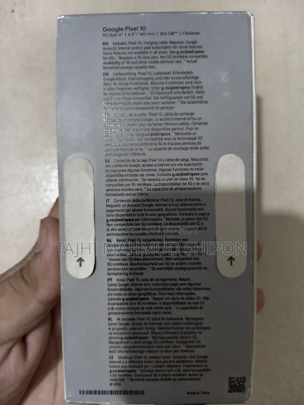 New Google Pixel 10 256 GB Black