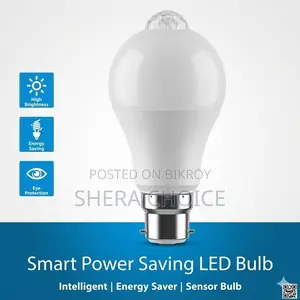 —Led Motion Sensor Bulb (15w Pir Auto On/Off)