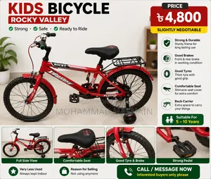 Selling A Rocky Valley Kids Bicycle In Very Good Condition.