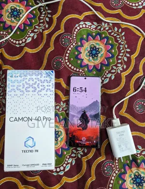 Tecno Camon 40 Pro 4G 256 GB Black