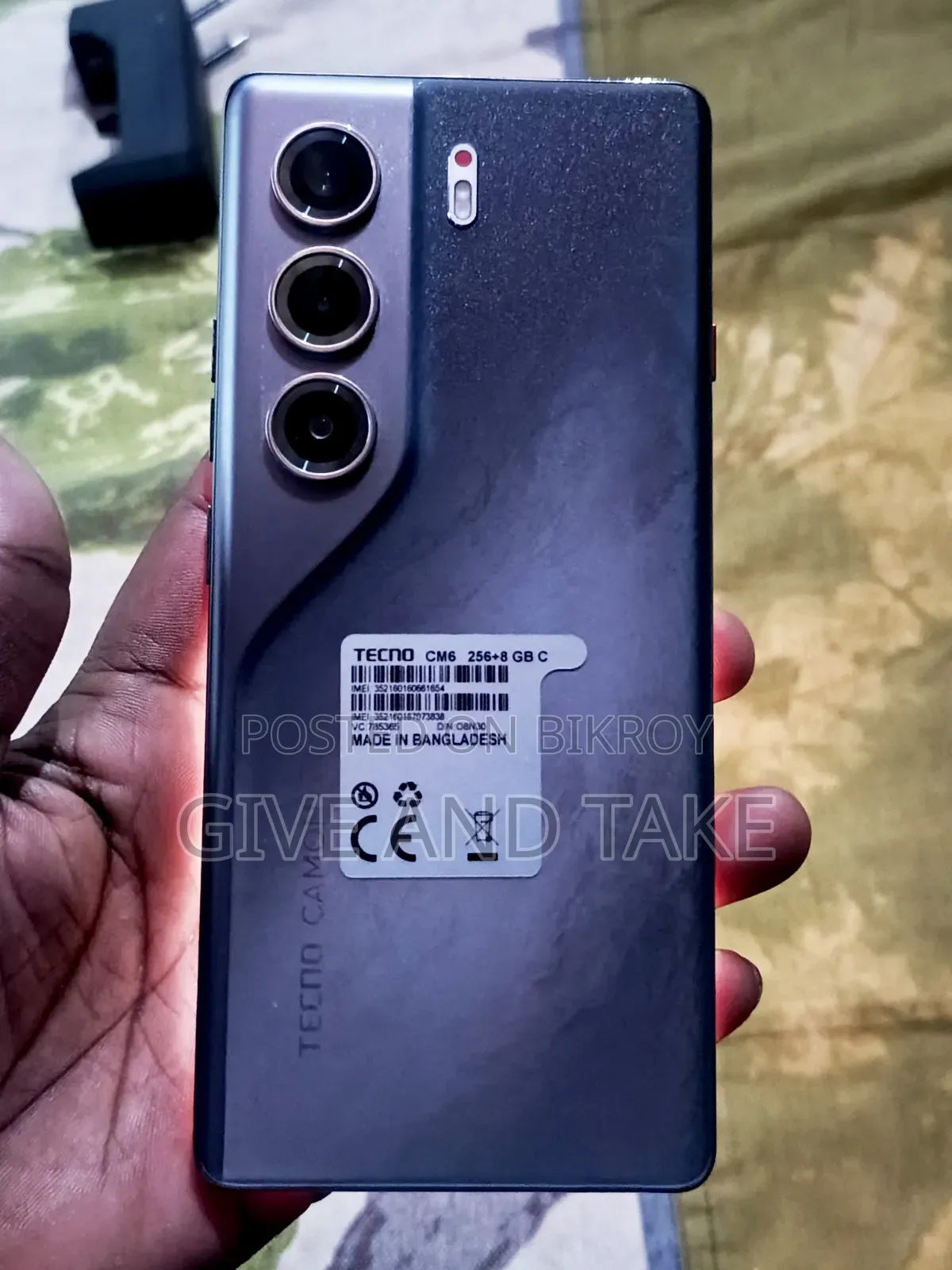 Tecno Camon 40 Pro 4G 256 GB Black