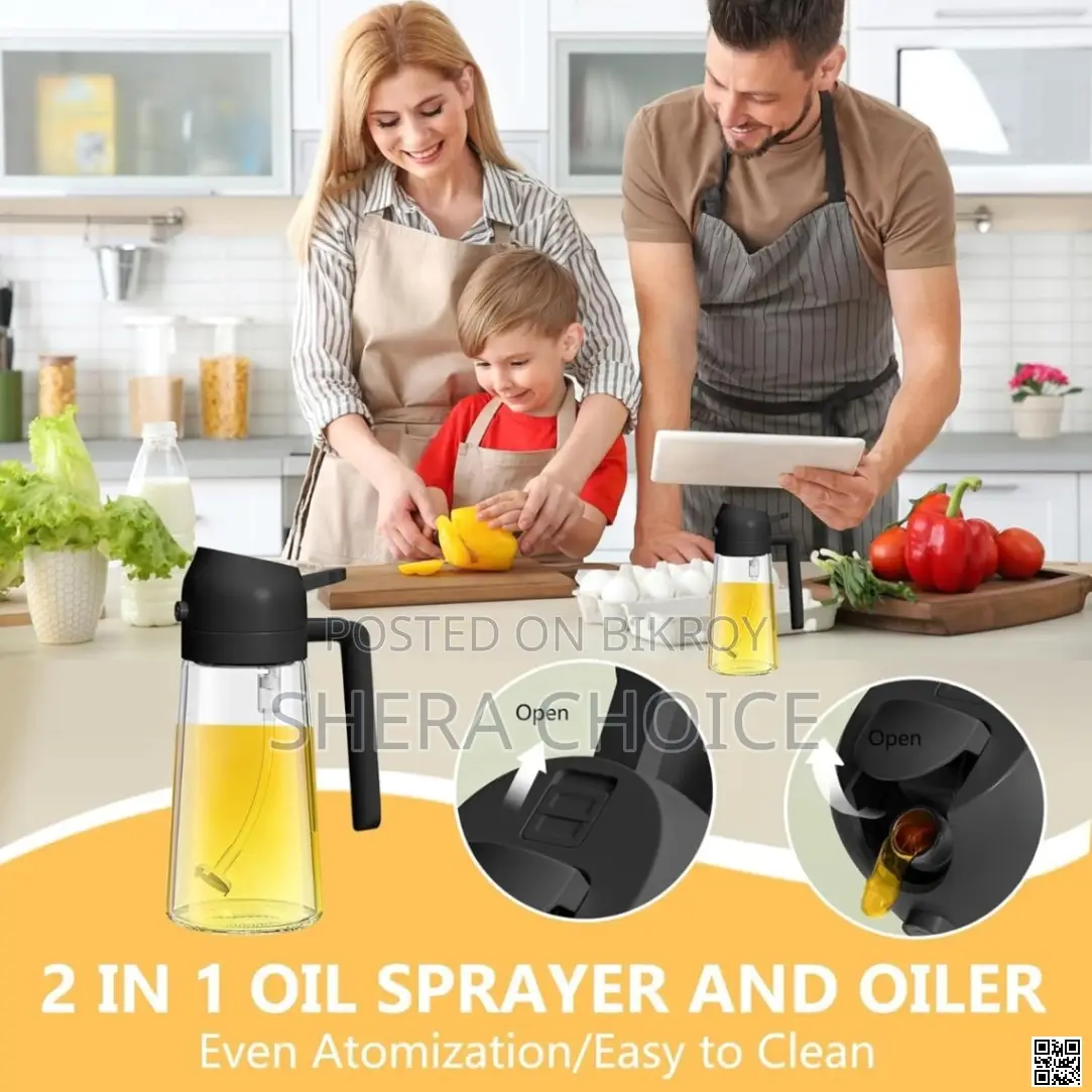 2-in-1 Oil Sprayer Dispenser (500ml)