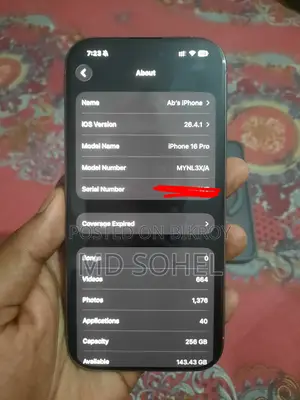 Apple iPhone 16 Pro 256 GB Gray