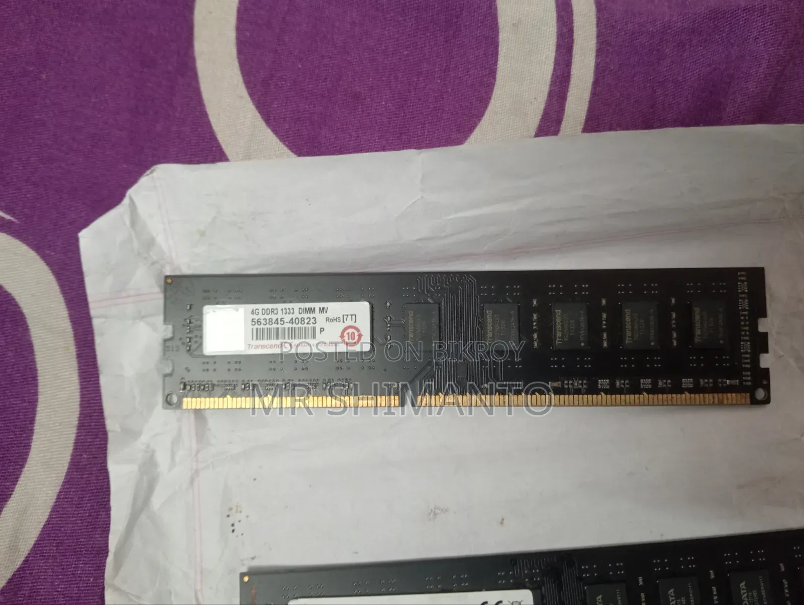 Ddr3 Computer Ram 4gb, Adata 2ta , Transcend 1ta