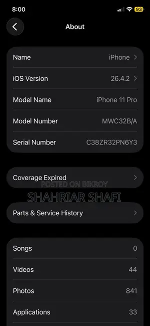 Apple iPhone 11 Pro 64 GB White