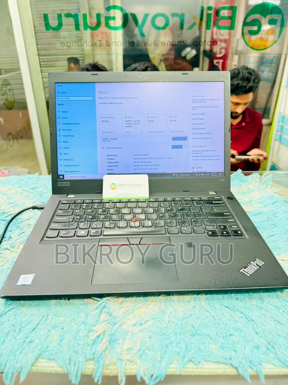 Laptop Lenovo ThinkPad L490 8GB Intel Core I5 SSD 256GB