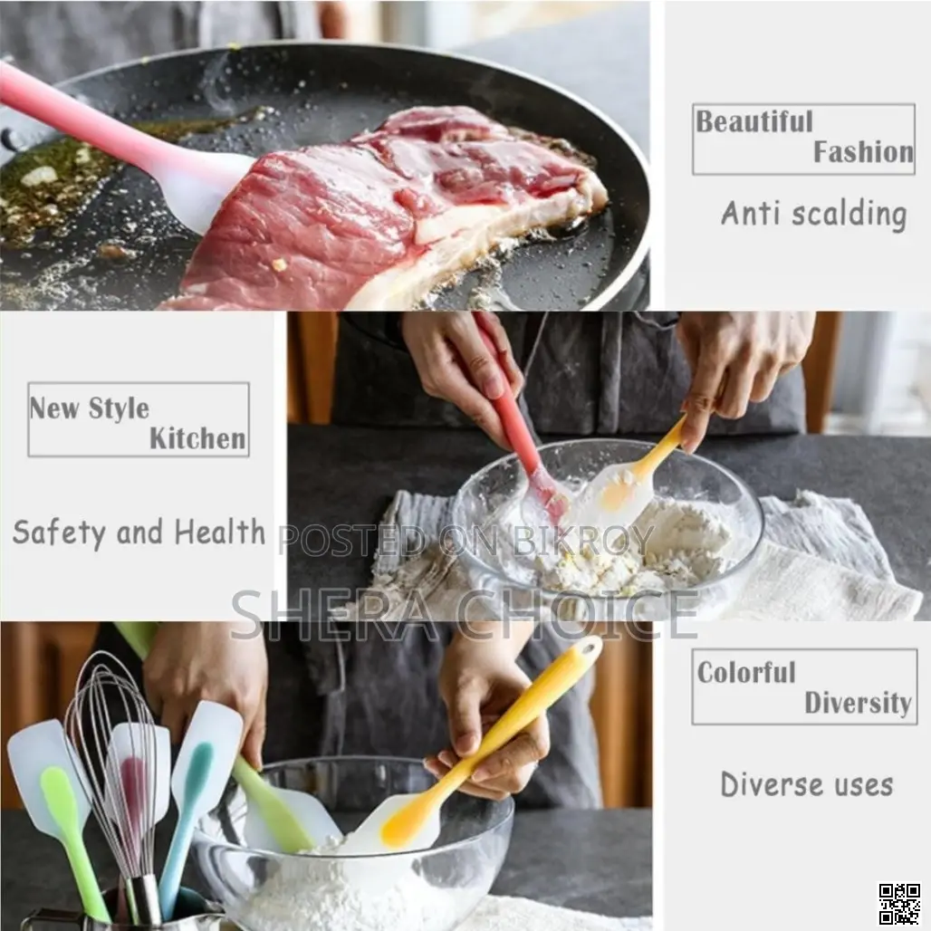 Double Silicone Spatula (Multi-Purpose Baking Tool)