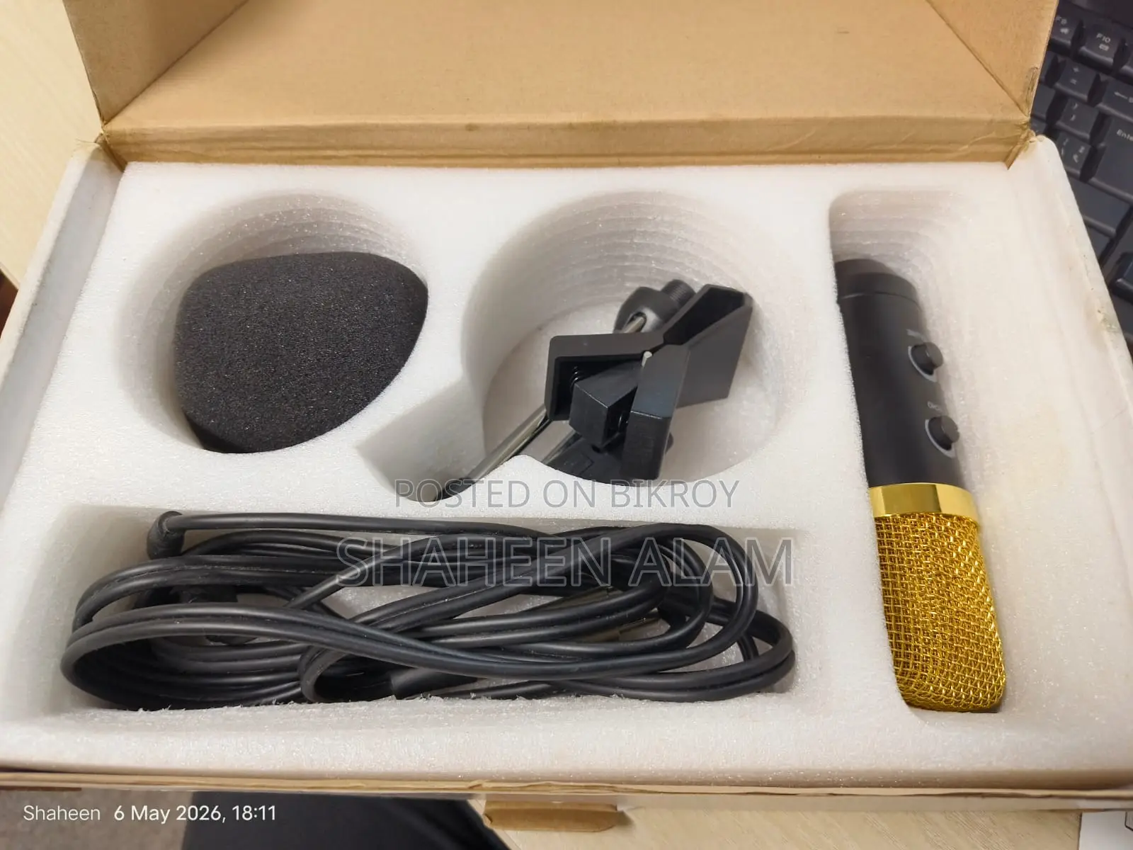 Bm-100fx Condenser Microphone Studio Mic Vocal Voice Over