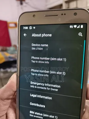 Samsung Galaxy J7 16 GB Silver