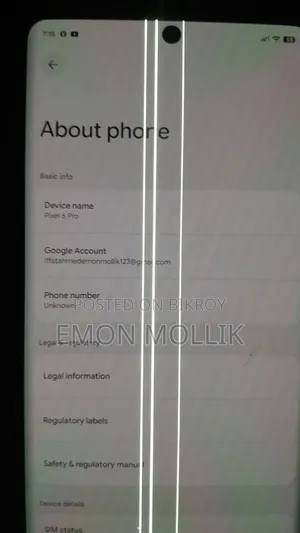 Google Pixel 6 Pro 256 GB Black