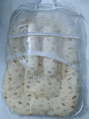 বেবি বেড মশারী বালিশ সহ