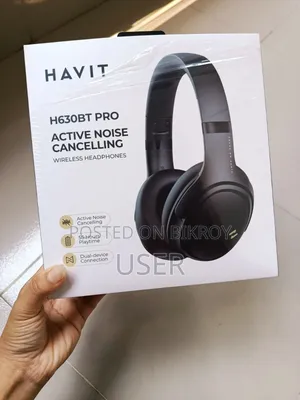 Havit H630bt অ্যাক্টিভ নয়েজ ক্যানসেলিং ব্লুটুথ হেডফোন