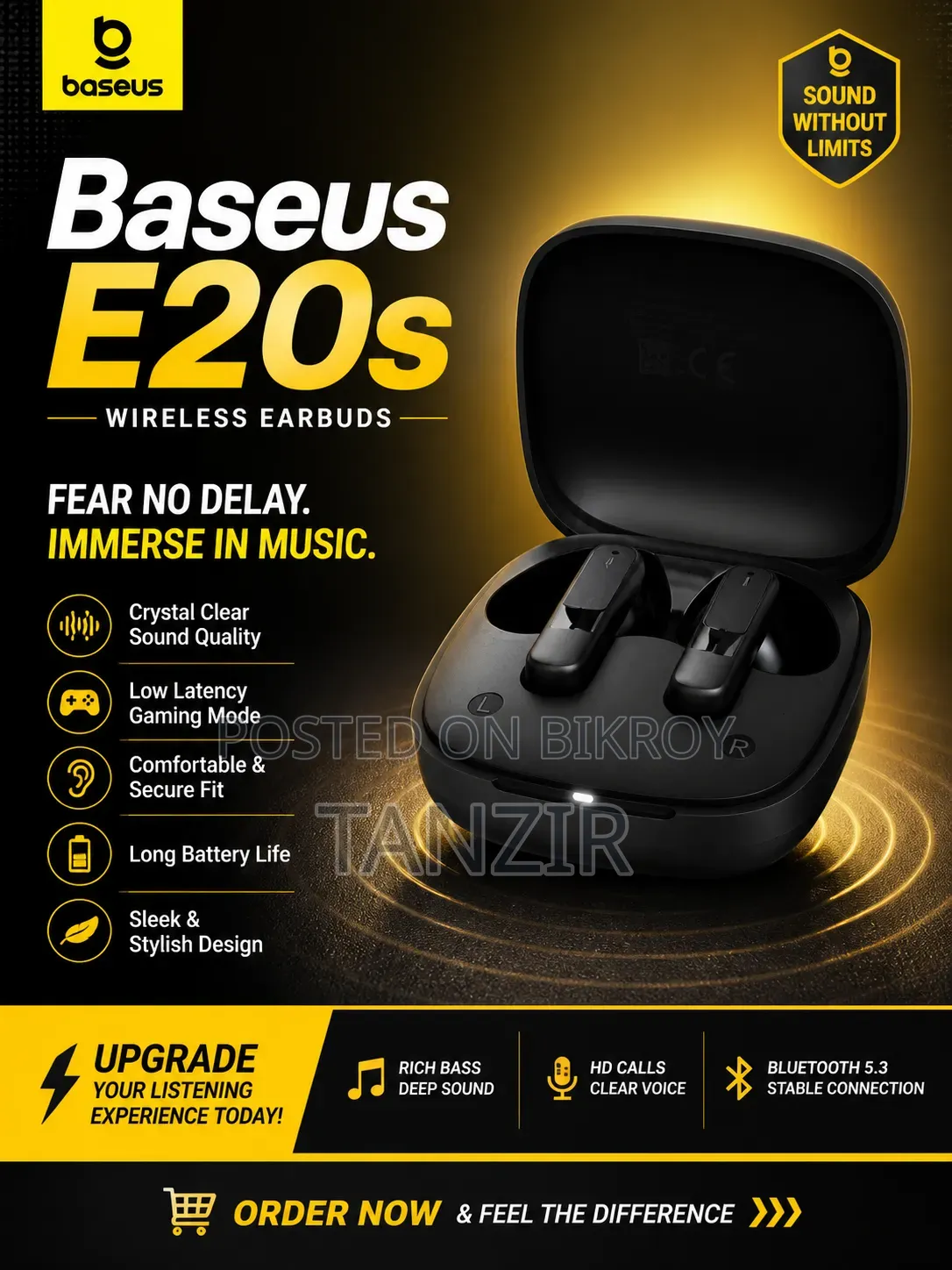 Baseus Bowei E20s Earbuds