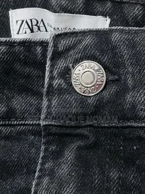 Orginal Zara Black Cargo Denim Jeans