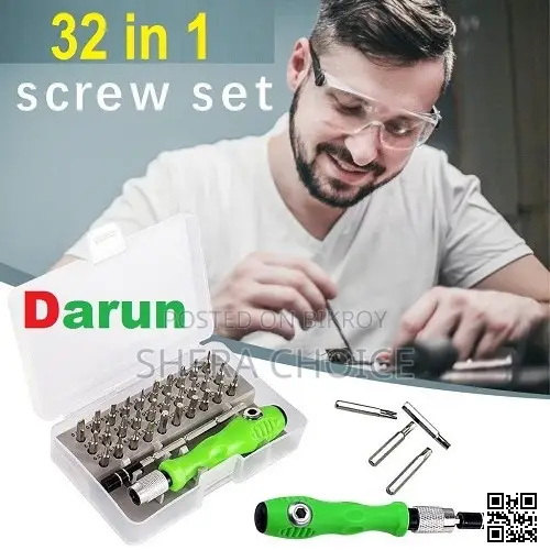 Multi Functional 32 In 1 Precision Handle Mini Screw Driver Set