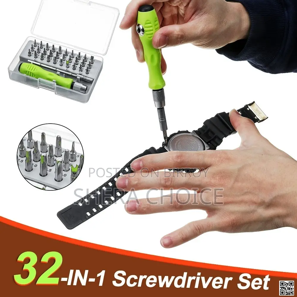 Multi Functional 32 In 1 Precision Handle Mini Screw Driver Set