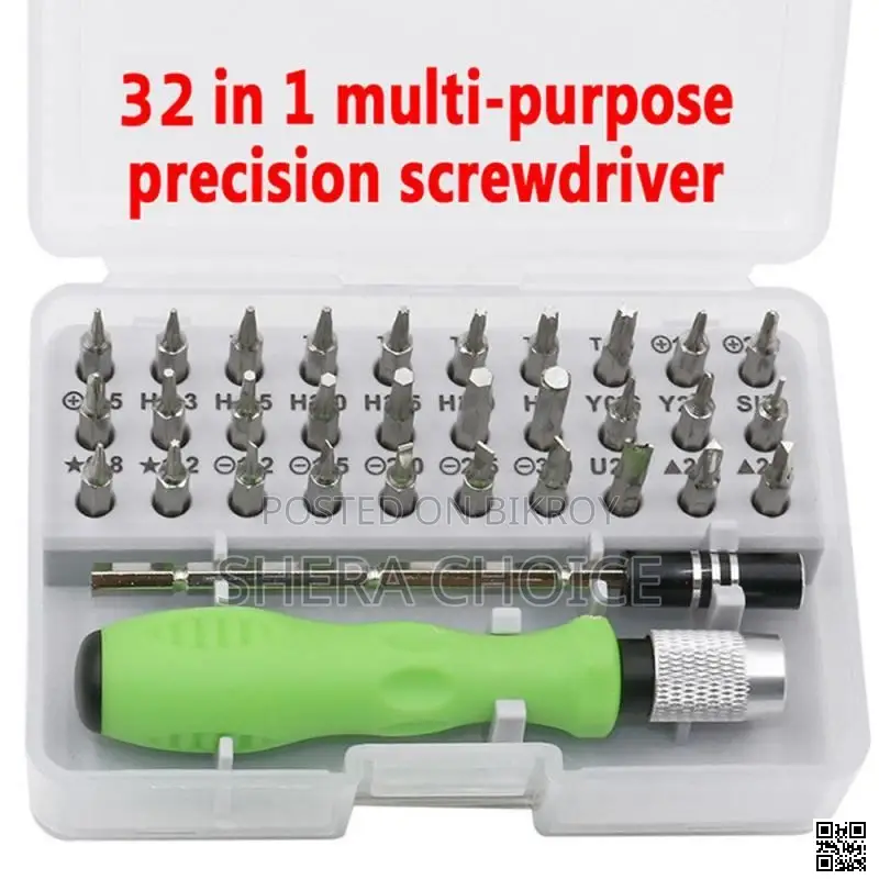 Multi Functional 32 In 1 Precision Handle Mini Screw Driver Set