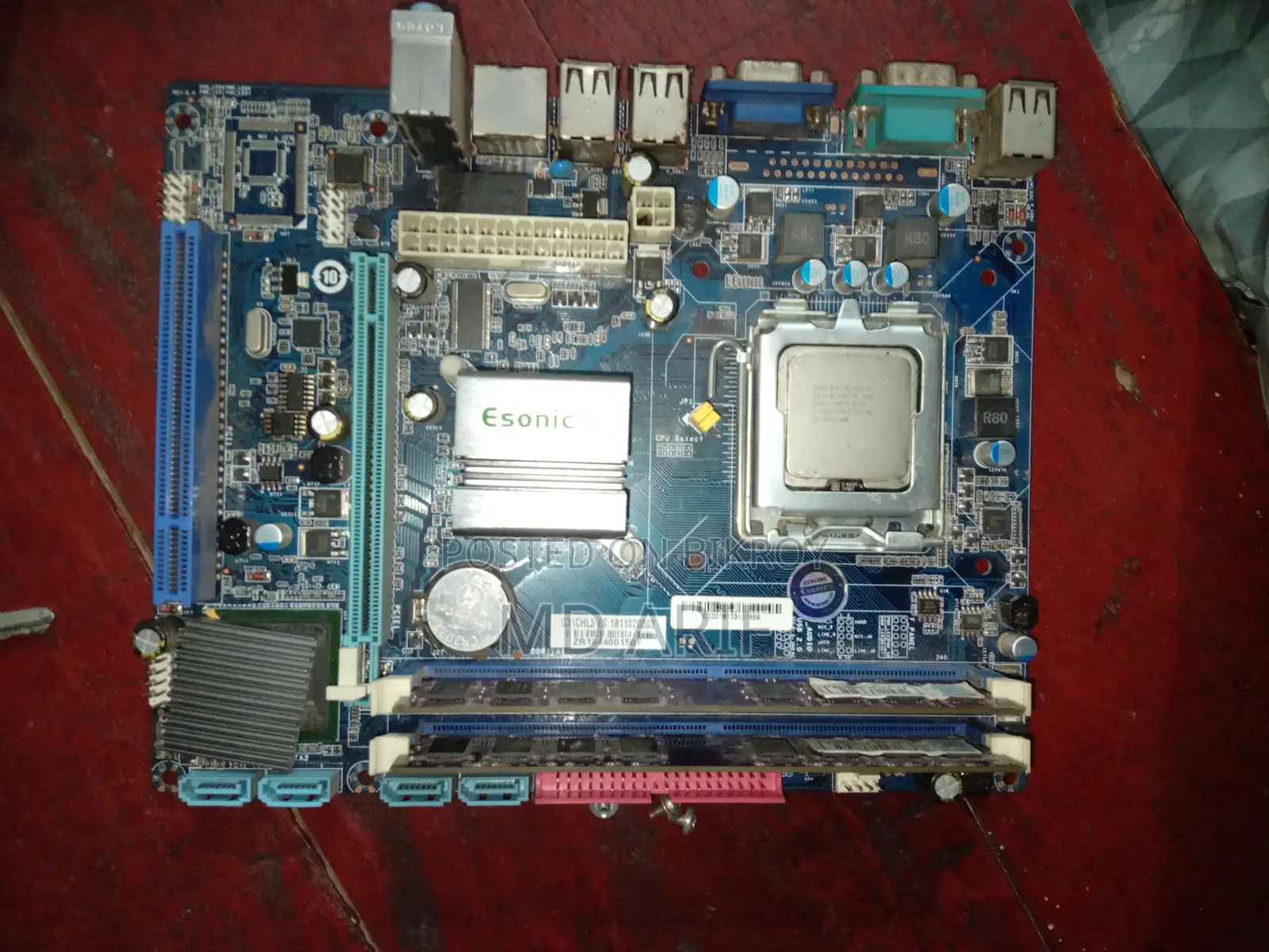Intel Core 2 Duo. 4 Gb Ram Esonic Motherboard