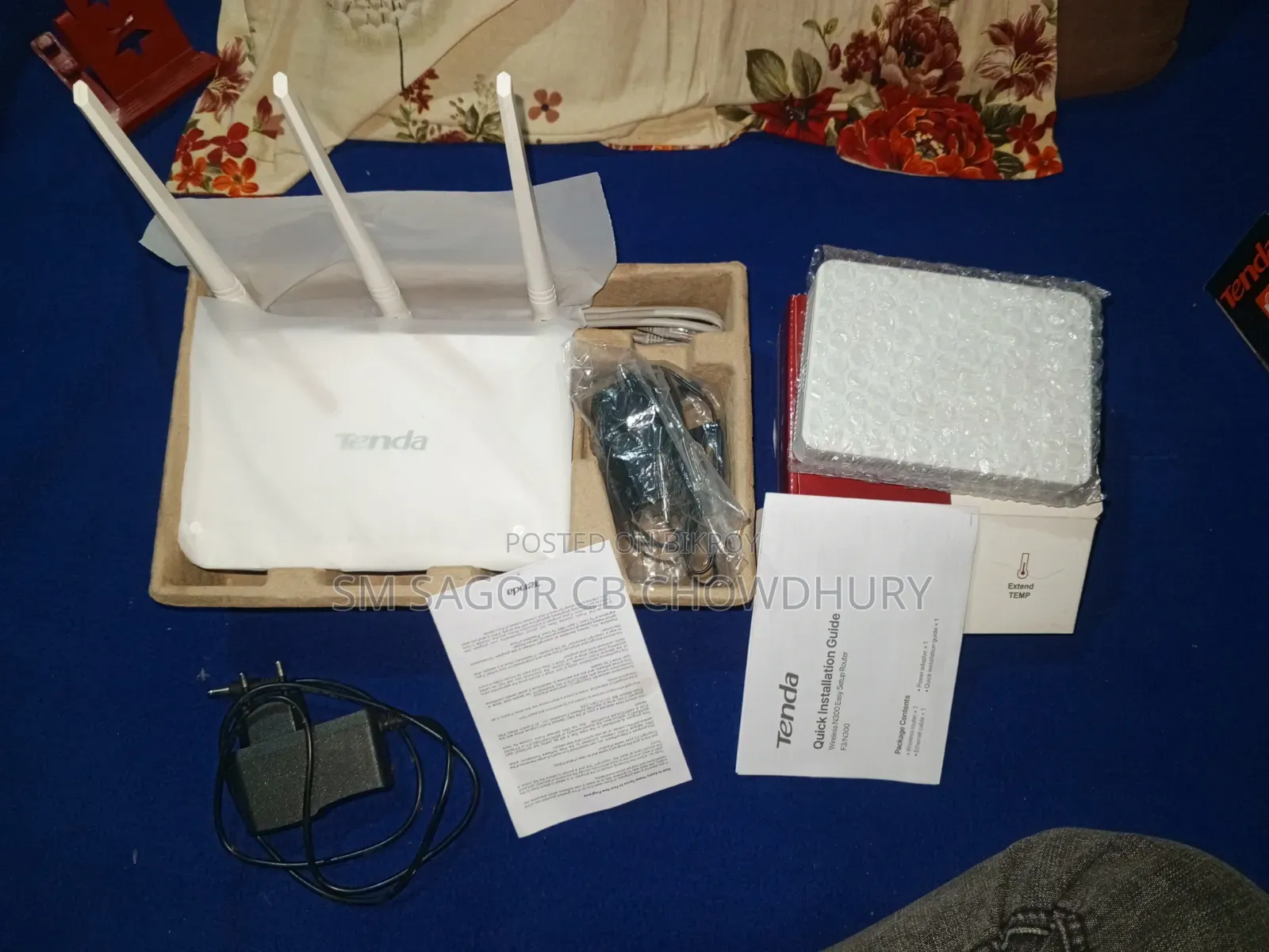 Tenda Router - Selling due to money need, everything is fine, used for 2 months