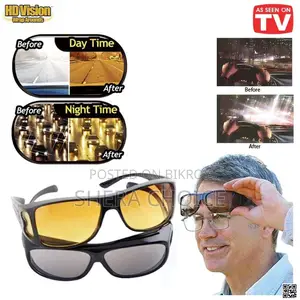 HD Vision Wrap Around Sunglass (2pcs Set)